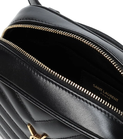 Shop Saint Laurent Lou Leather Belt Bag In Black