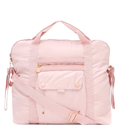 Shop Stella Mccartney Baby Changing Bag With Mat In Pink