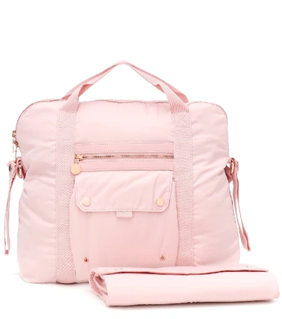 Shop Stella Mccartney Baby Changing Bag With Mat In Pink