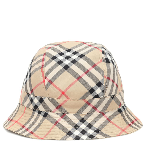 vintage check bucket hat burberry