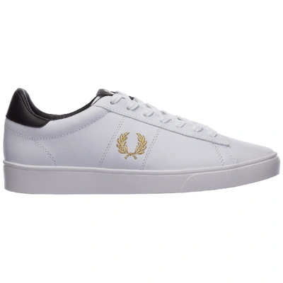 Shop Fred Perry Men's Shoes Leather Trainers Sneakers Spencer In White