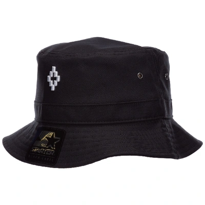Shop Marcelo Burlon County Of Milan Men's Hat  Cross In Black
