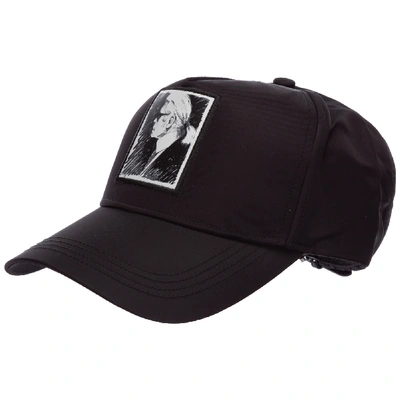 Shop Karl Lagerfeld Adjustable Women's Hat Baseball Cap Capsule Karl Legend In Black