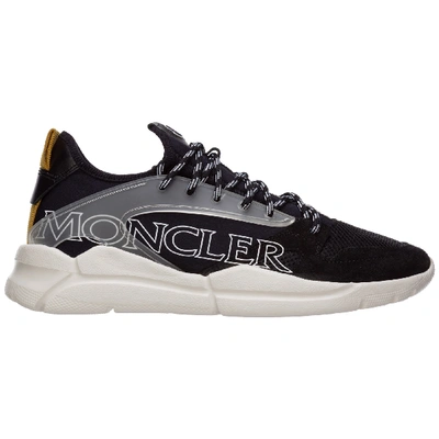 Moncler Men's Shoes Suede Trainers Sneakers Anakin In Black | ModeSens
