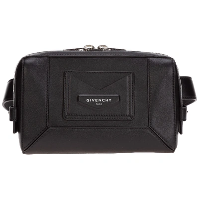 Shop Givenchy Men's Leather Belt Bum Bag Hip Pouch In Black