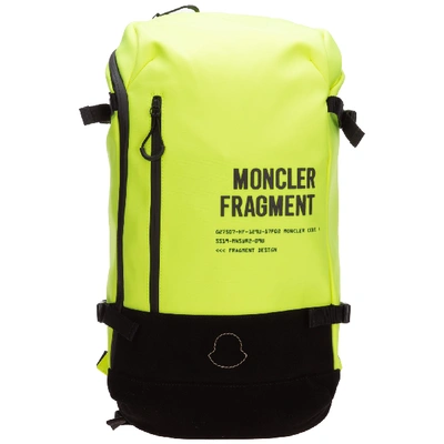 Shop Moncler Genius Rucksack Backpack Travel In Yellow