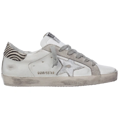Shop Golden Goose Women's Shoes Leather Trainers Sneakers Superstar In White