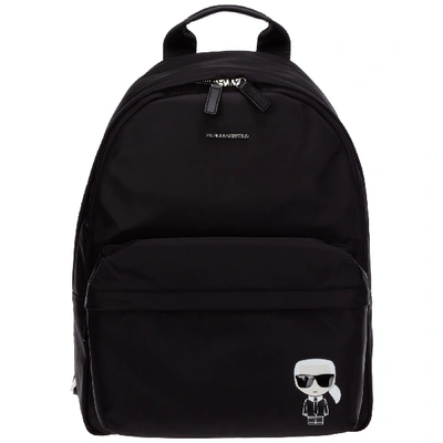 Shop Karl Lagerfeld Women's Rucksack Backpack Travel  K/ikonik In Black