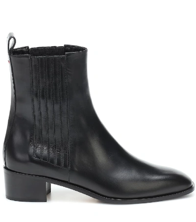 Shop Aeyde Neil Leather Ankle Boots In Black