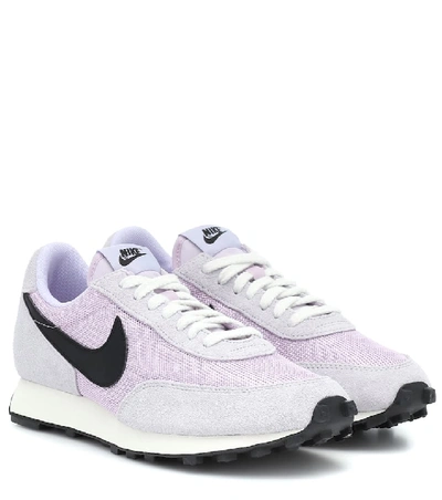 Shop Nike Daybreak Sp Suede-trimmed Sneakers In Purple