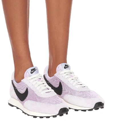 Shop Nike Daybreak Sp Suede-trimmed Sneakers In Purple