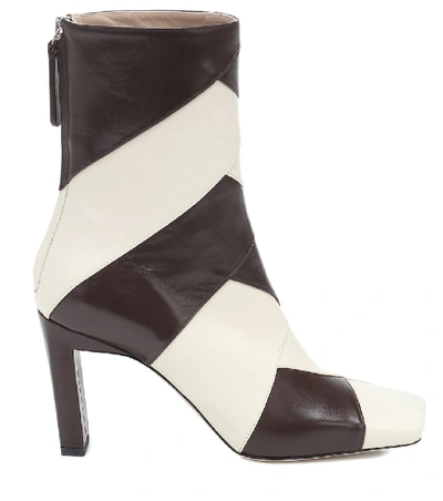 Shop Wandler Isa Leather Boots In Multicoloured