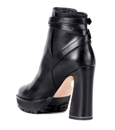 Shop Nicholas Kirkwood Embellished Leather Ankle Boots In Black