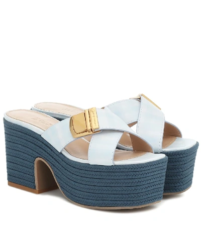 Shop Jacquemus Les Sandales Tatanes Platform Sandals In White