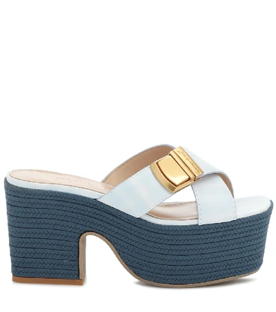 Shop Jacquemus Les Sandales Tatanes Platform Sandals In White