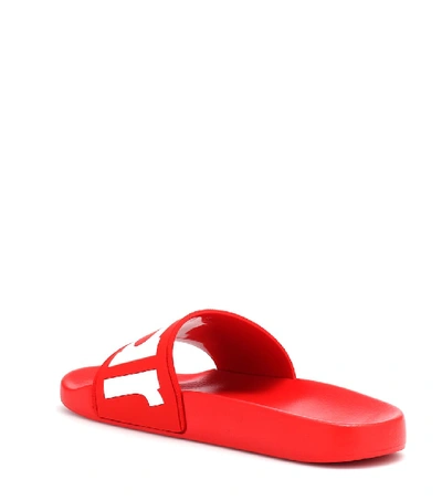 Shop Isabel Marant Howee Pvc Slides In Red