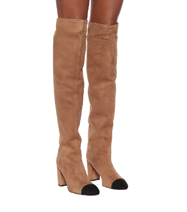 stuart weitzman brown suede boots
