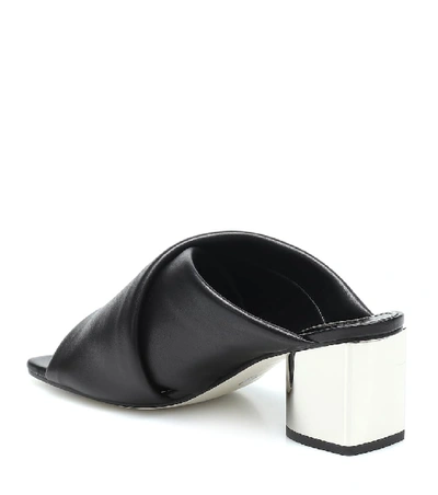 Shop Proenza Schouler Leather Sandals In Black