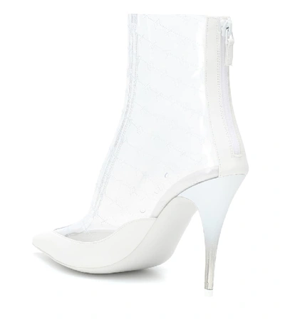 Shop Stella Mccartney Transparent Ankle Boots In White
