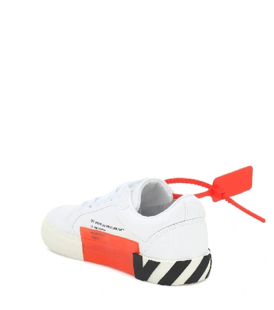 Shop Off-white Vulcanized Sneakers In White Pink