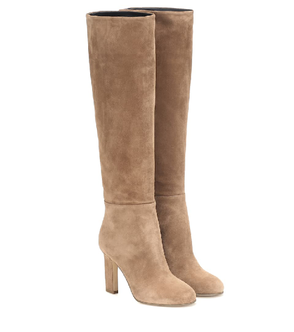 Victoria Beckham Suede Knee-high Boots 