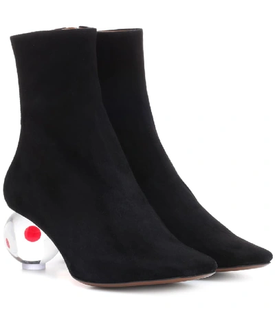 Shop Neous Cyno Suede Ankle Boots In Black
