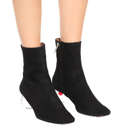 Shop Neous Cyno Suede Ankle Boots In Black