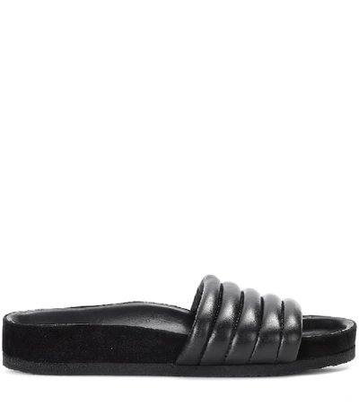 Isabel marant online hellea slides black