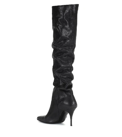 Shop Zimmermann Leather Knee-high Boots In Black