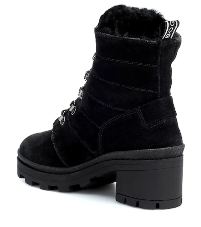 Shop Bogner Belgrade Suede Ankle Boots In Black