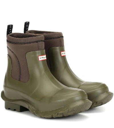 Shop Stella Mccartney X Hunter Rubber Boots In Green