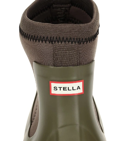 Shop Stella Mccartney X Hunter Rubber Boots In Green