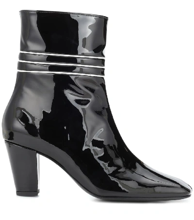 Shop Dorateymur Lagonda Patent Leather Ankle Boots In Black