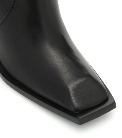 Shop Petar Petrov Scott Leather Ankle Boots In Black