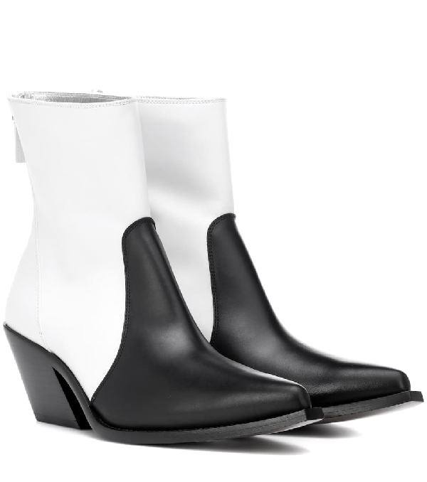 givenchy black and white boots