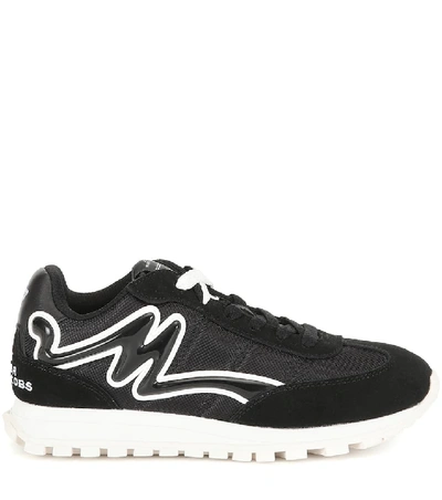 Shop Marc Jacobs The Jogger Sneakers In Black