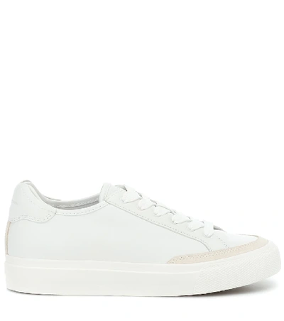 Shop Rag & Bone Army Leather Sneakers In White