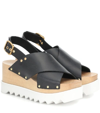 Shop Stella Mccartney Elyse Platform Sandals In Black
