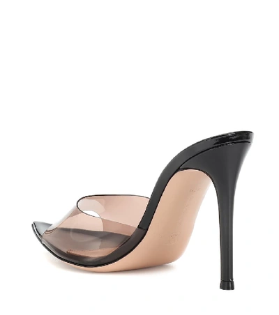 Shop Gianvito Rossi Elle 105 Leather Sandals In Brown