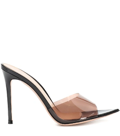 Shop Gianvito Rossi Elle 105 Leather Sandals In Brown