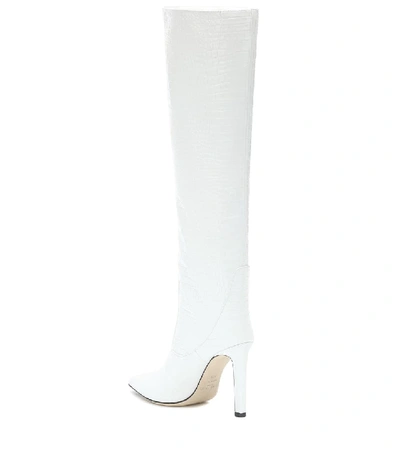 Shop Jimmy Choo Exclusive To Mytheresa – Mavis 100 Knee-high Leather Boots In White