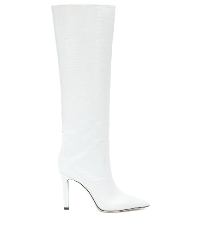 Shop Jimmy Choo Exclusive To Mytheresa – Mavis 100 Knee-high Leather Boots In White