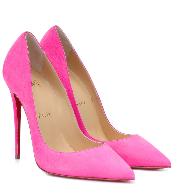 pink suede heels