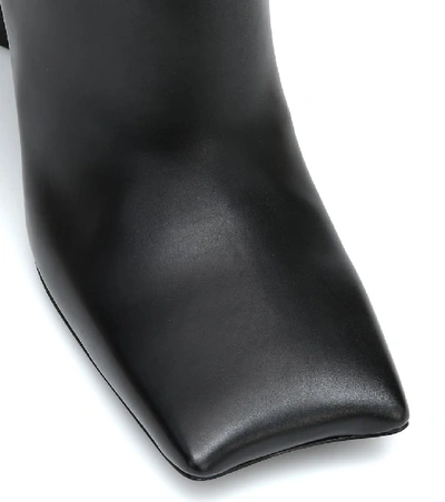Shop Balenciaga Moon Leather Boots In Black