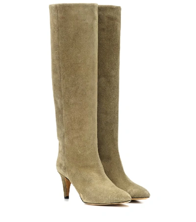 Shop Isabel Marant Latsen Suede Boots In Brown