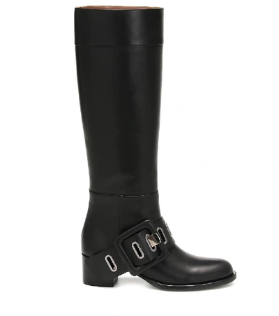 Shop Samuele Failli Ele Leather Boots In Black