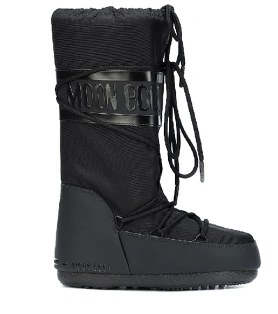Shop Moon Boot Classic Plus Snow Boots In Black
