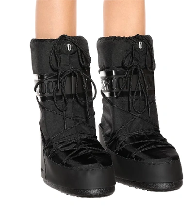 Shop Moon Boot Classic Plus Snow Boots In Black