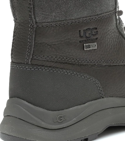 Shop Ugg Adirondack Iii Leather Ankle Boots In Grey