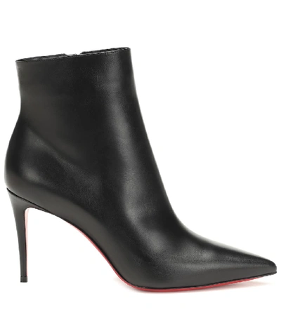 Christian Louboutin 100mm Miss Z Pointed-toe Stiletto Boots In Black
